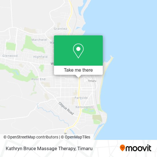 Kathryn Bruce Massage Therapy map