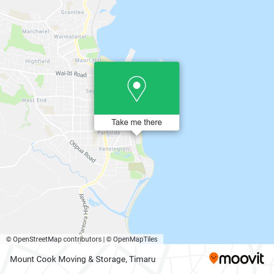 Mount Cook Moving & Storage map