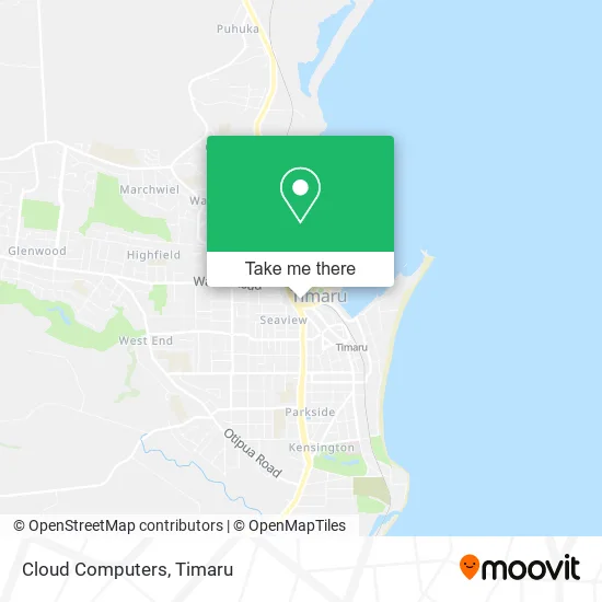 Cloud Computers map