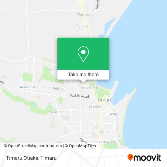 Timaru Otiake地图