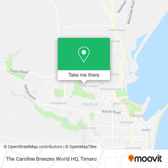 The Caroline Breezes World HQ map
