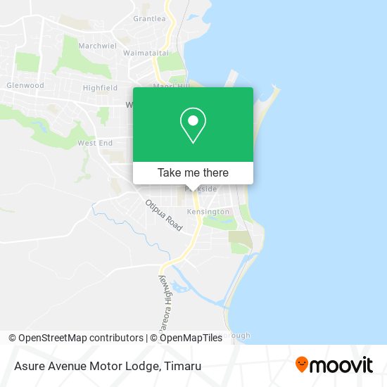Asure Avenue Motor Lodge map