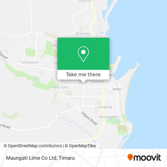 Maungati Lime Co Ltd map