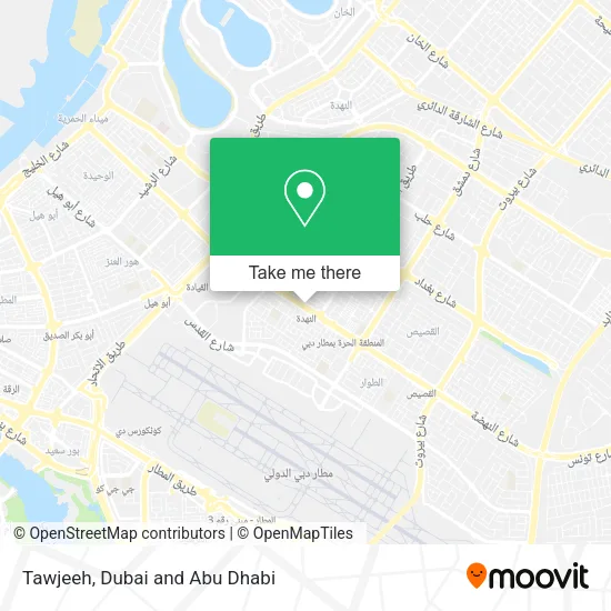 Tawjeeh map