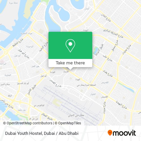 Dubai Youth Hostel map