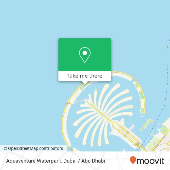 Aquaventure Waterpark map