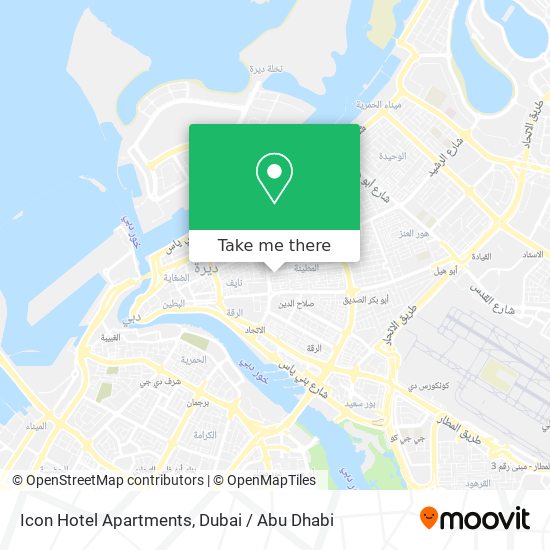 Icon Hotel Apartments map