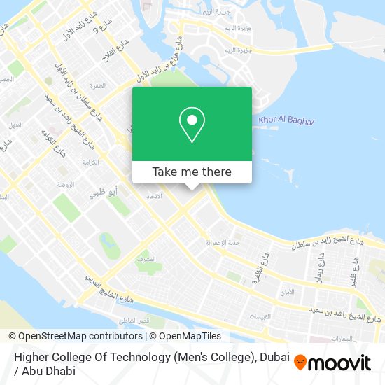 Higher College Of Technology (Men's College) map
