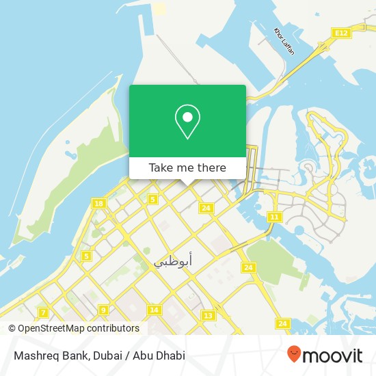 Mashreq Bank map