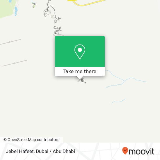 Jebel Hafeet map