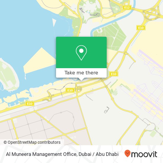 Al Muneera Management Office map