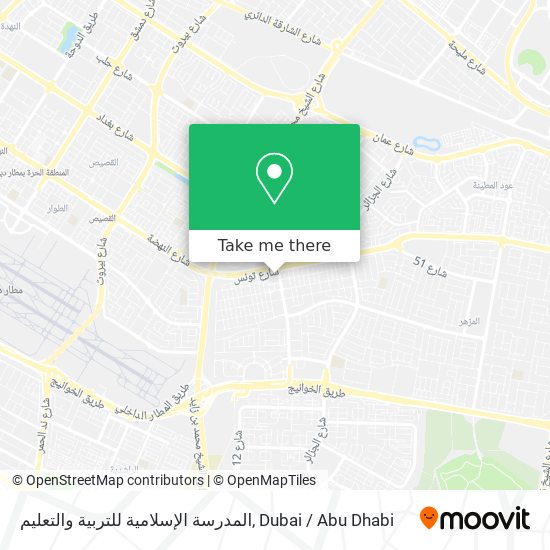 المدرسة الإسلامية للتربية والتعليم map