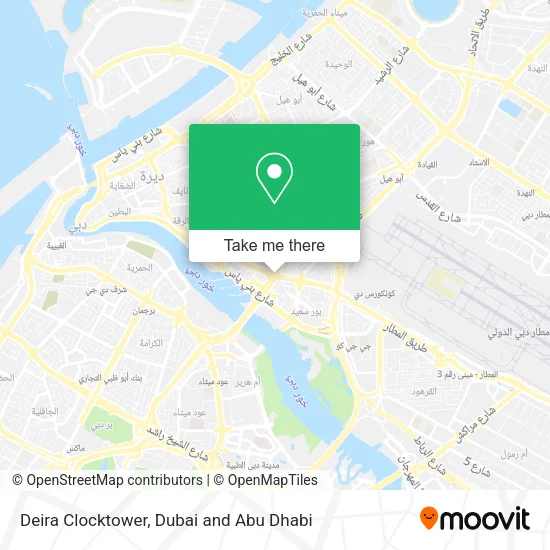Deira Clocktower map