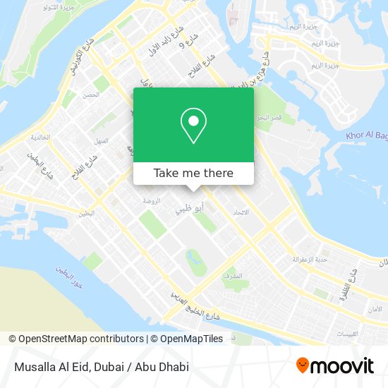 Musalla Al Eid map