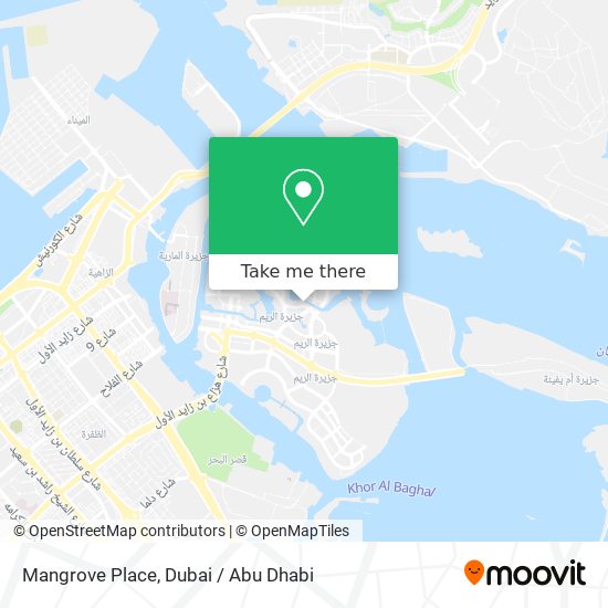 Mangrove Place map