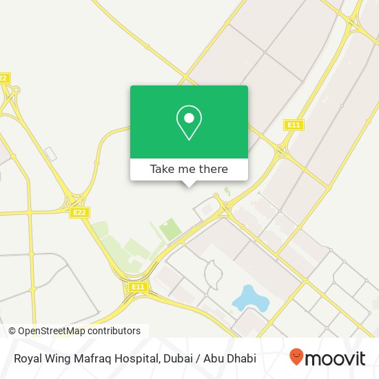 Royal Wing Mafraq Hospital map