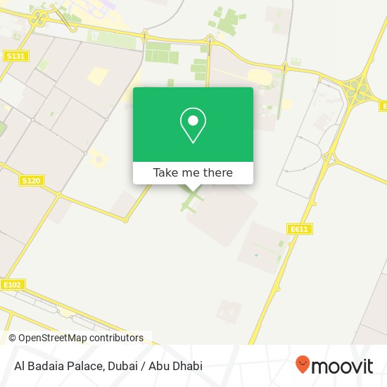 Al Badaia Palace map