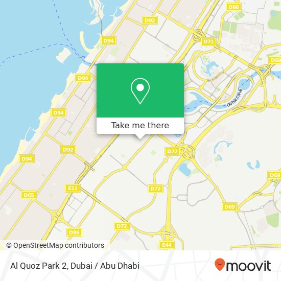 Al Quoz Park 2 map