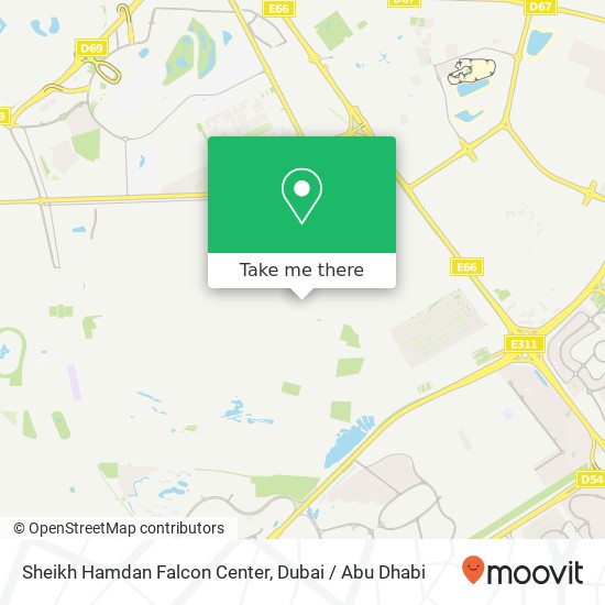 Sheikh Hamdan Falcon Center map