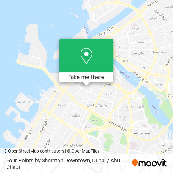 Four Points by Sheraton Downtown map