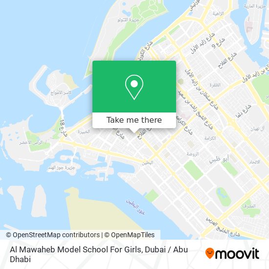 Al Mawaheb Model School For Girls map