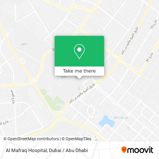 Al Mafraq Hospital map