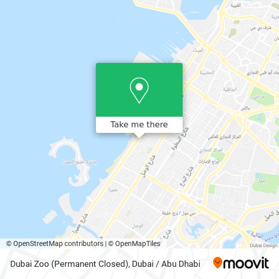Dubai Zoo (Permanent Closed) map