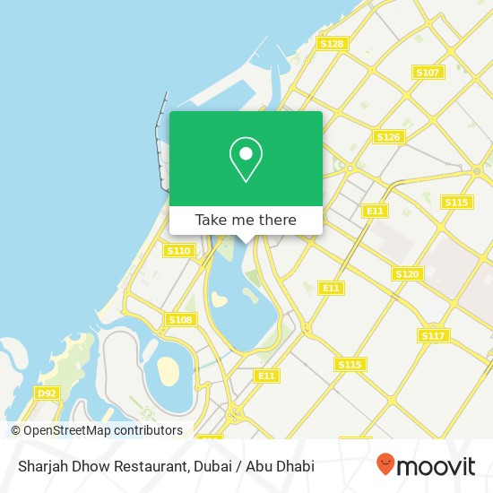 Sharjah Dhow Restaurant map