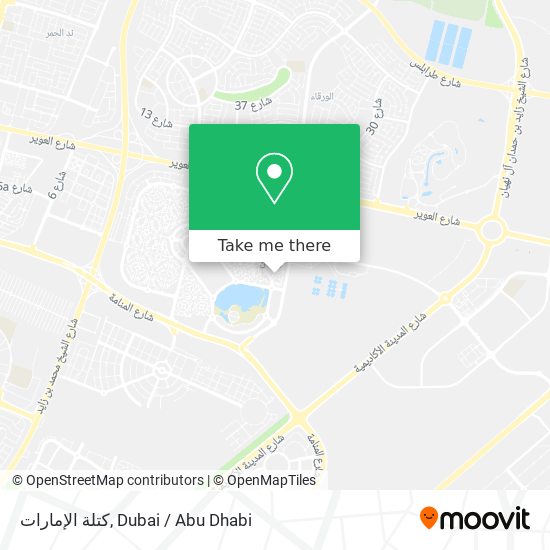 كتلة الإمارات map