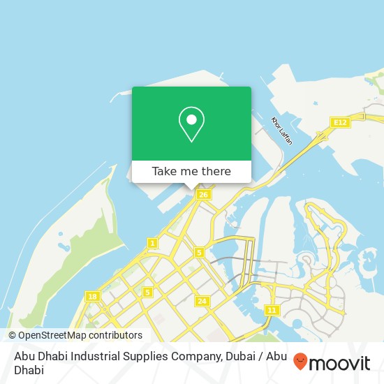 Abu Dhabi Industrial Supplies Company map