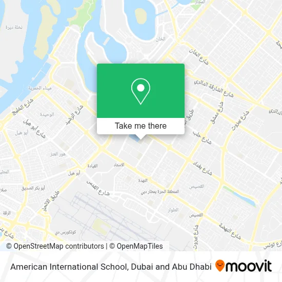 American International School map