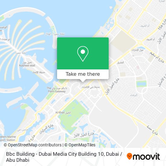 Bbc Building - Dubai Media City Building 10 map