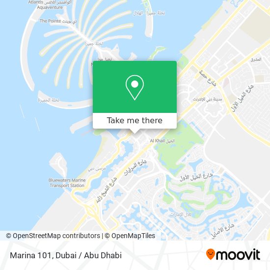 Marina 101 map