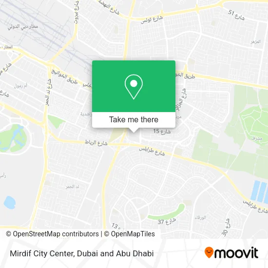 Mirdif City Center map