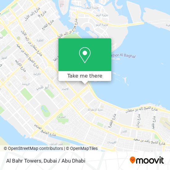 Al Bahr Towers map
