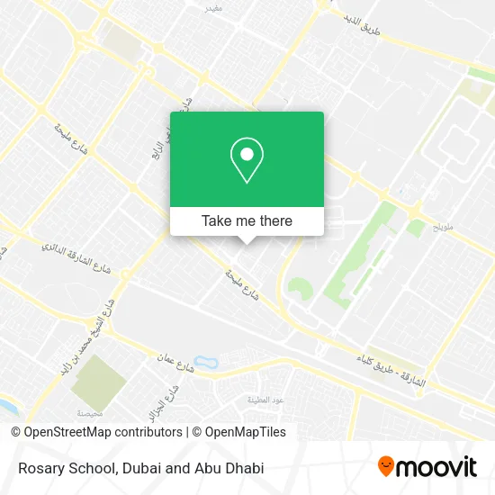 Rosary School map