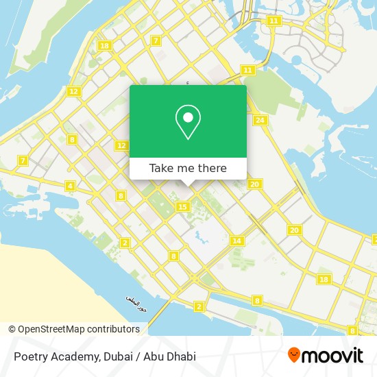 Poetry Academy map