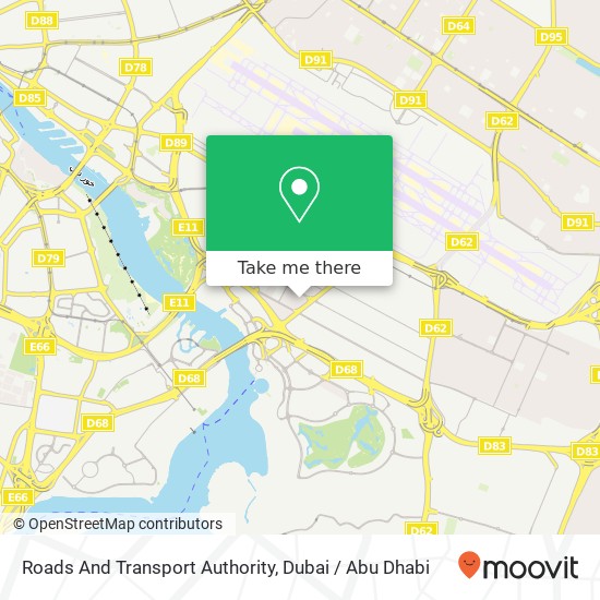 Roads And Transport Authority map