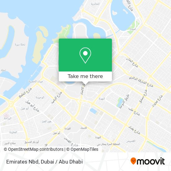 Emirates Nbd map