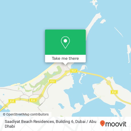 Saadiyat Beach Residences, Building 6 map