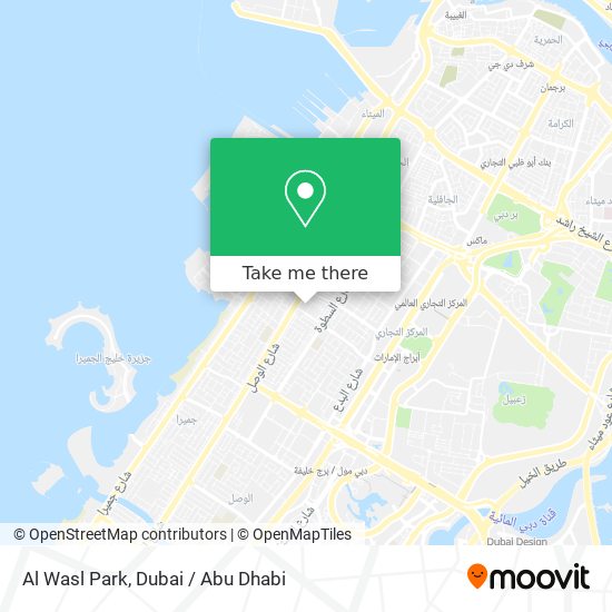 Al Wasl Park map