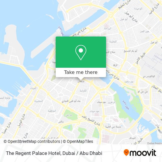 The Regent Palace Hotel map