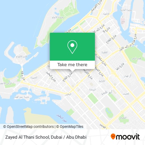 Zayed Al Thani School map