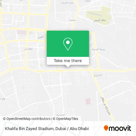 Khalifa Bin Zayed Stadium map