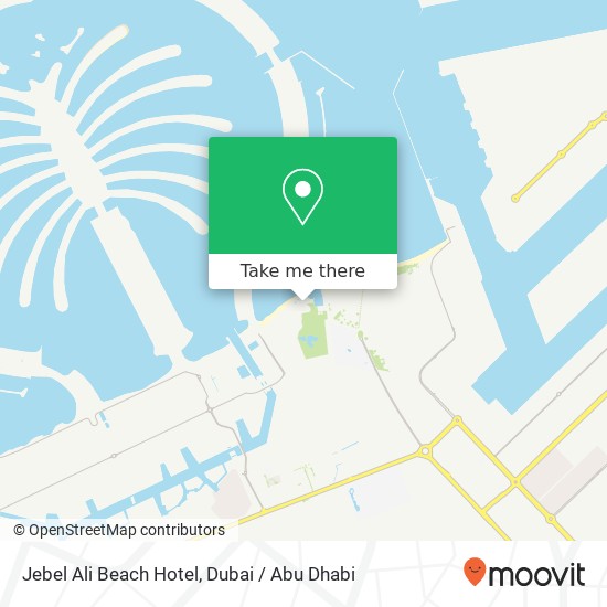Jebel Ali Beach Hotel map