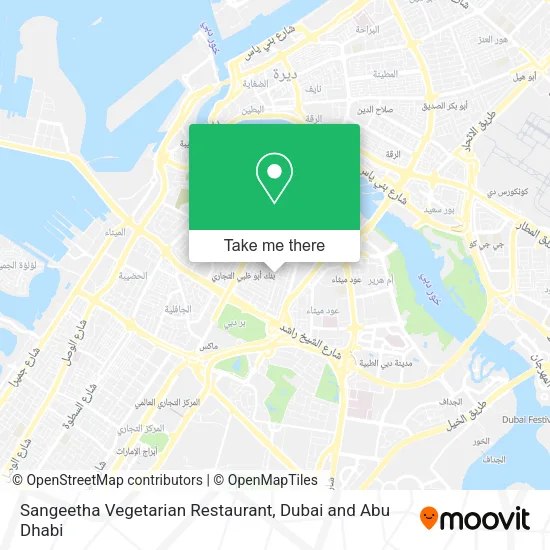 Sangeetha Vegetarian Restaurant map