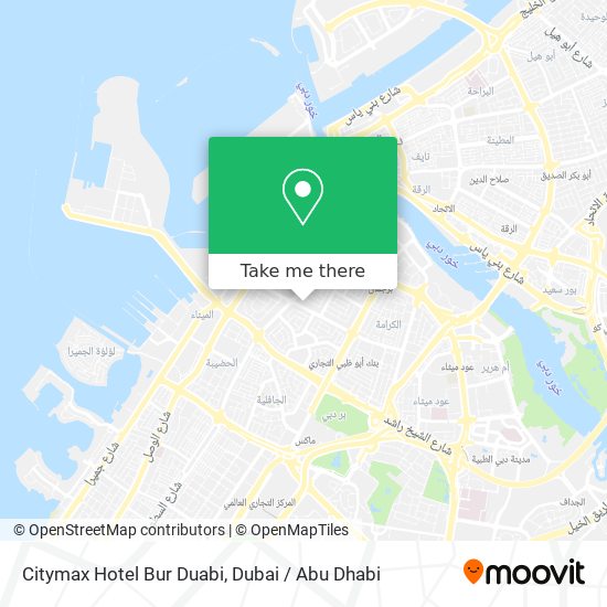 Citymax Hotel Bur Duabi map