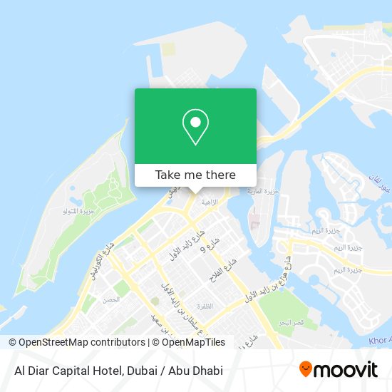 Al Diar Capital Hotel map