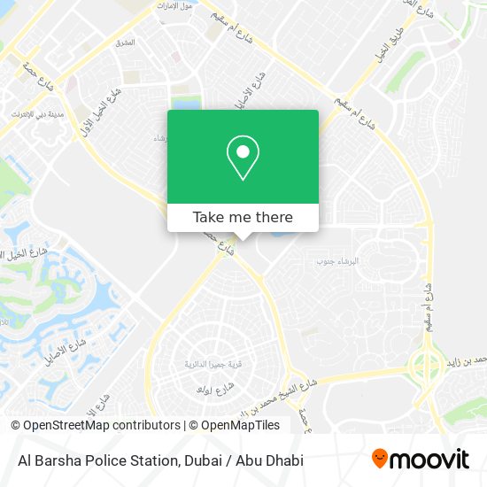 Al Barsha Police Station map