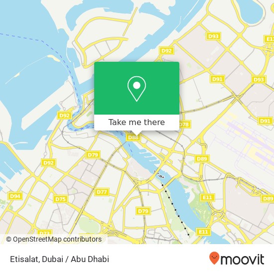 Etisalat map